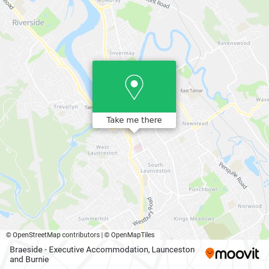 Braeside - Executive Accommodation map