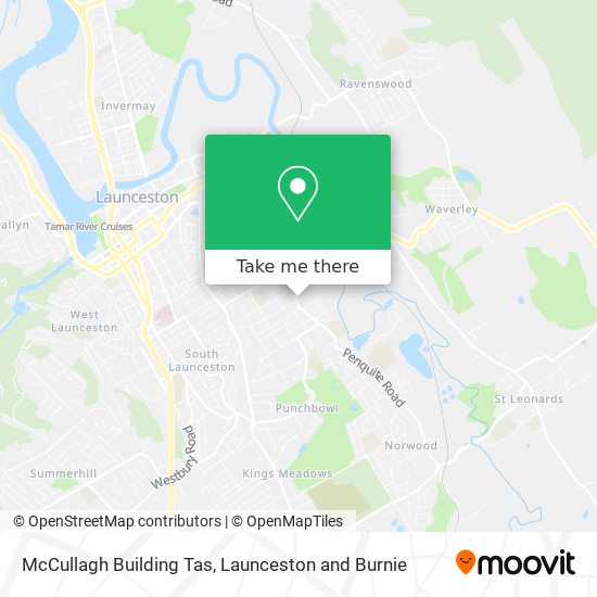 McCullagh Building Tas map