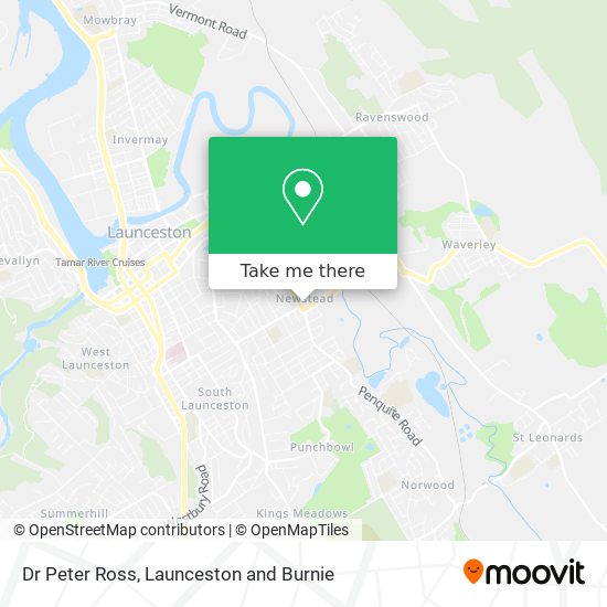 Dr Peter Ross map