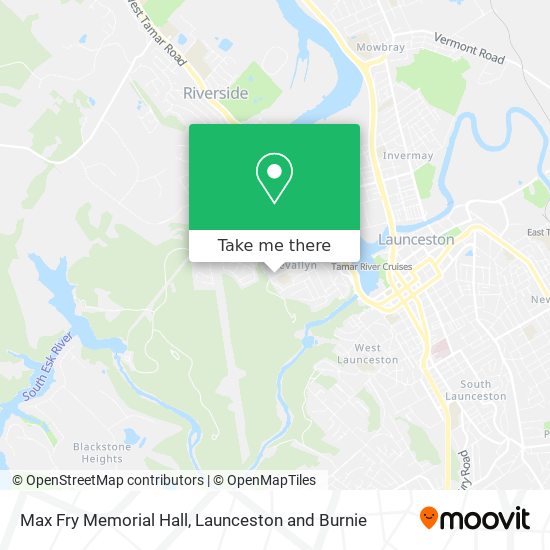 Max Fry Memorial Hall map