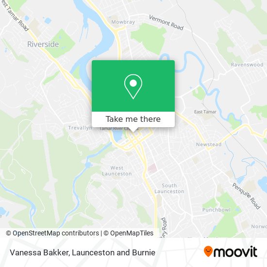 Vanessa Bakker map