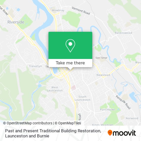 Past and Present Traditional Building Restoration map