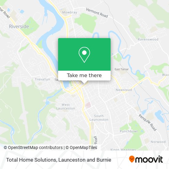 Total Home Solutions map