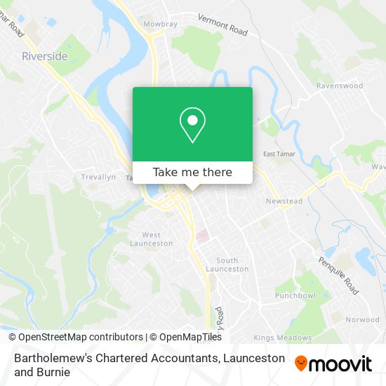 Bartholemew's Chartered Accountants map