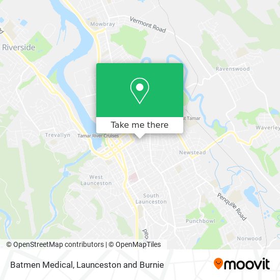 Batmen Medical map