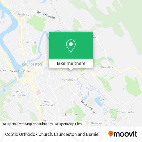 Coptic Orthodox Church map