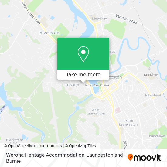 Werona Heritage Accommodation map