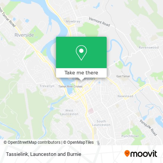 Tassielink map