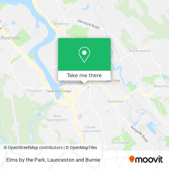 Elms by the Park map