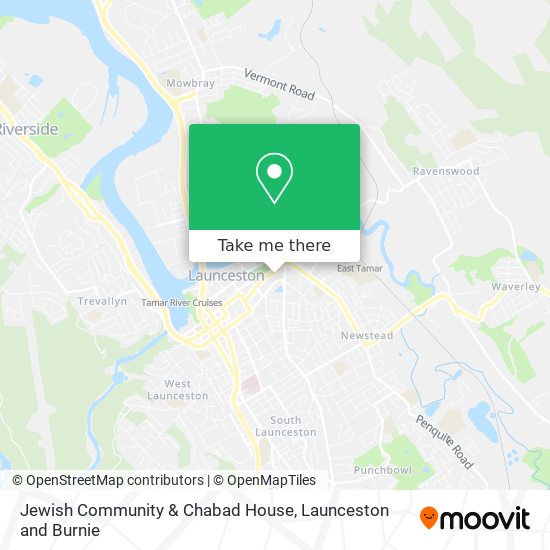 Jewish Community & Chabad House map