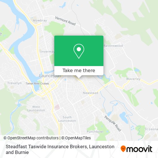 Steadfast Taswide Insurance Brokers map