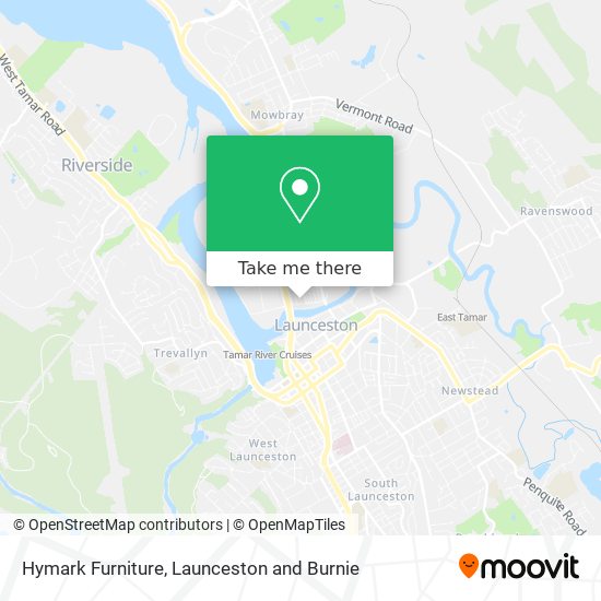 Hymark Furniture map
