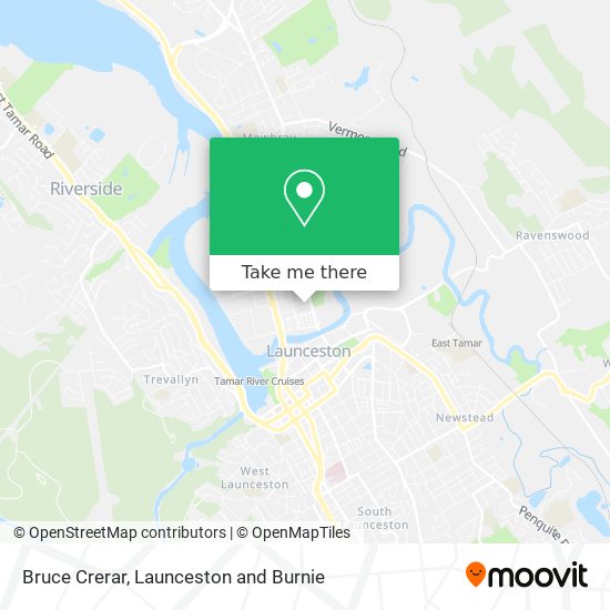 Bruce Crerar map
