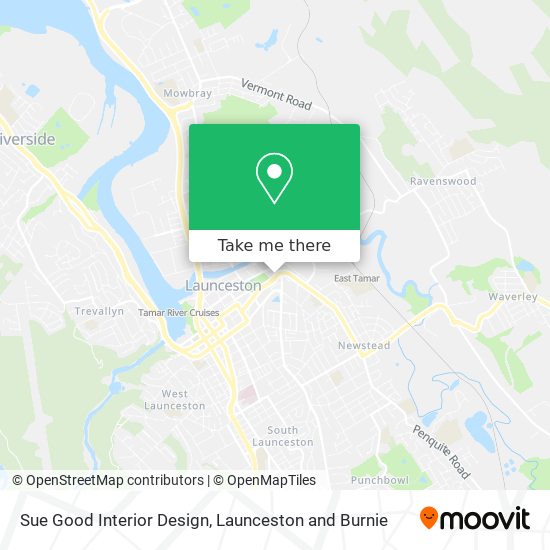 Sue Good Interior Design map