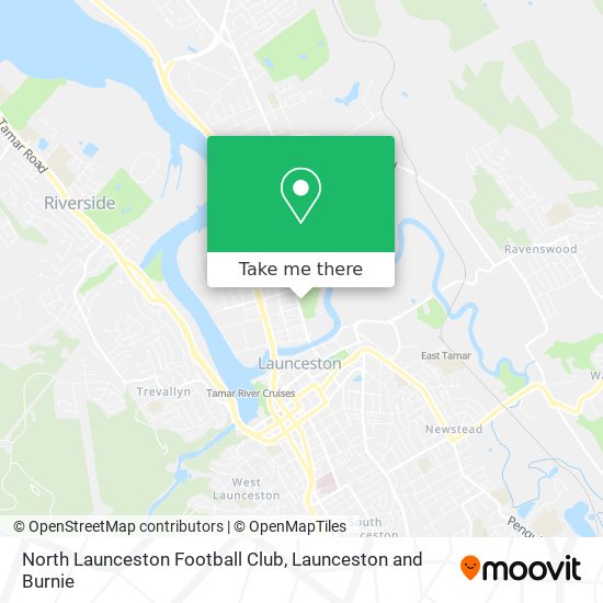 North Launceston Football Club map