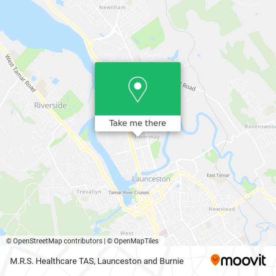 M.R.S. Healthcare TAS map