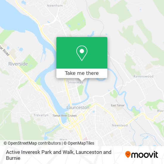 Active Inveresk Park and Walk map