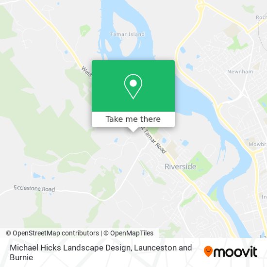 Michael Hicks Landscape Design map
