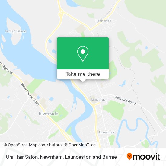 Uni Hair Salon, Newnham map