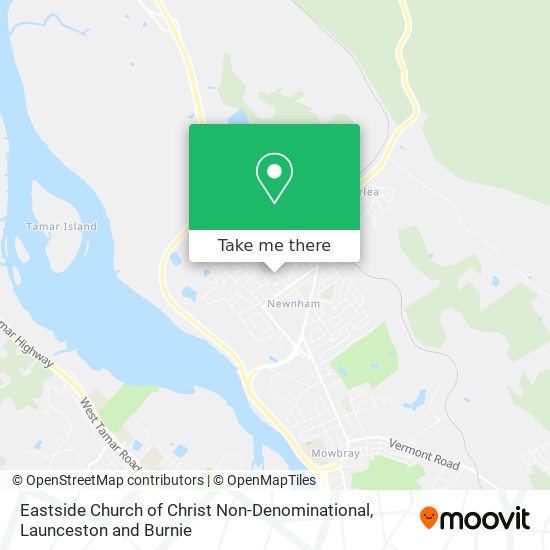 Eastside Church of Christ Non-Denominational map
