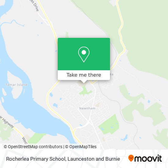Rocherlea Primary School map