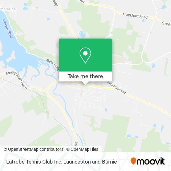 Latrobe Tennis Club Inc map
