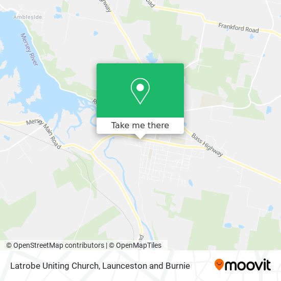 Latrobe Uniting Church map