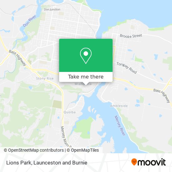Lions Park map