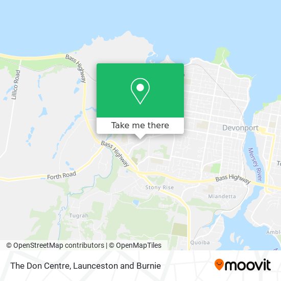 The Don Centre map