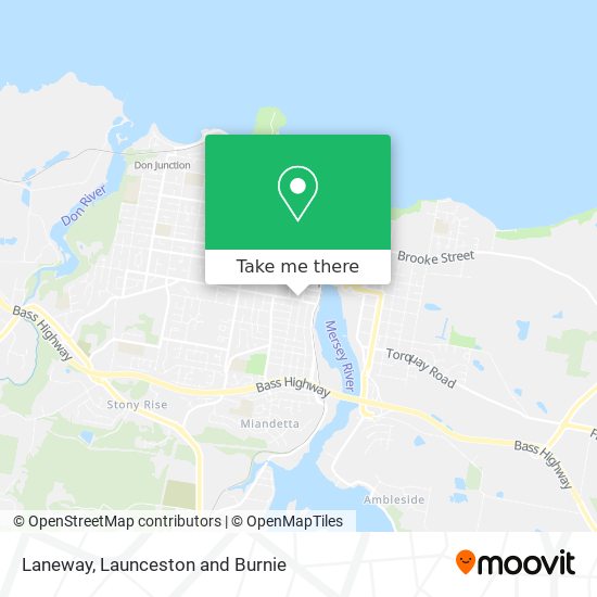 Laneway map