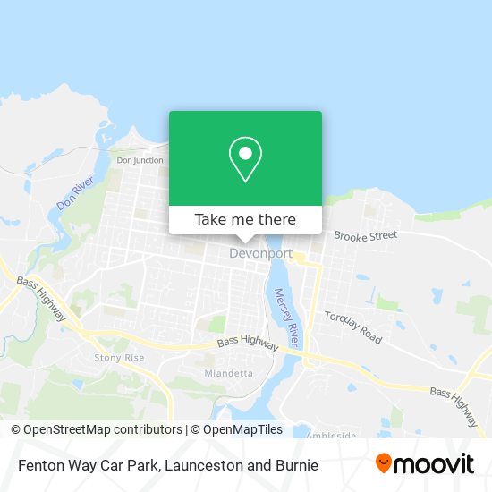 Fenton Way Car Park map