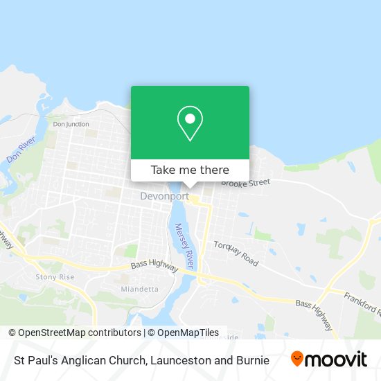 St Paul's Anglican Church map
