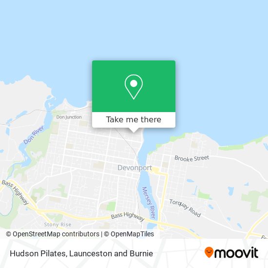 Hudson Pilates map