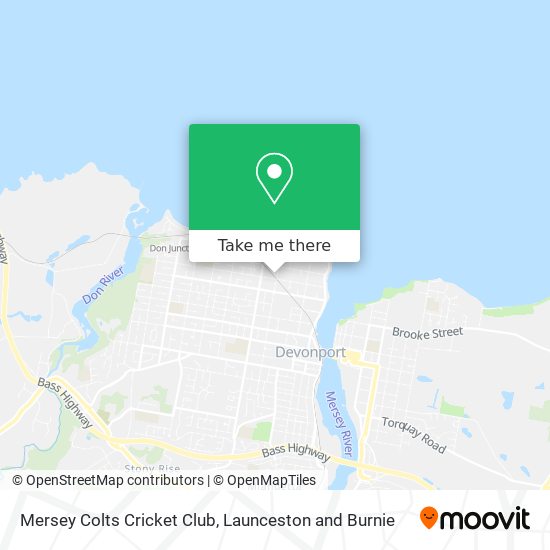 Mersey Colts Cricket Club map
