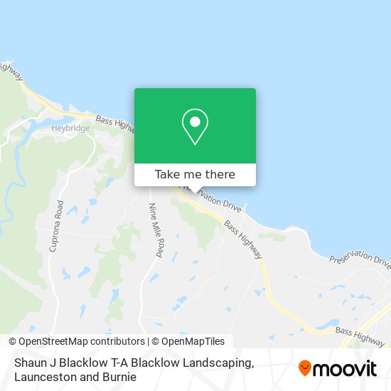 Shaun J Blacklow T-A Blacklow Landscaping map
