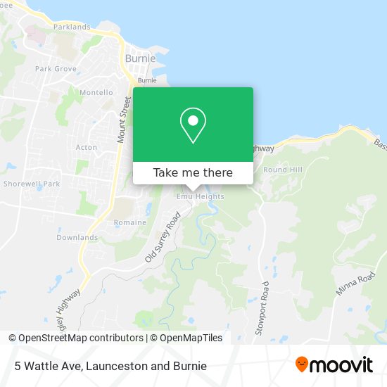 5 Wattle Ave map