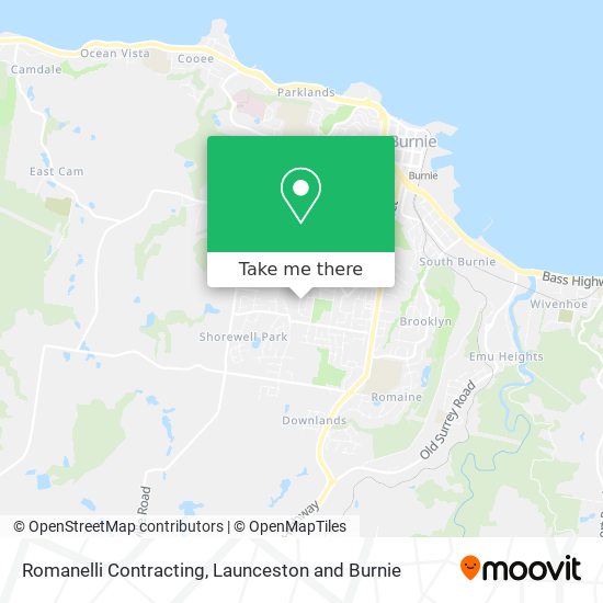 Romanelli Contracting map
