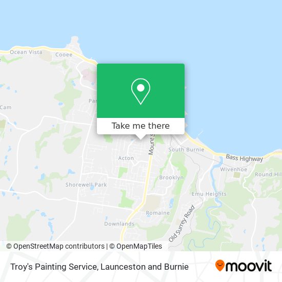 Troy's Painting Service map
