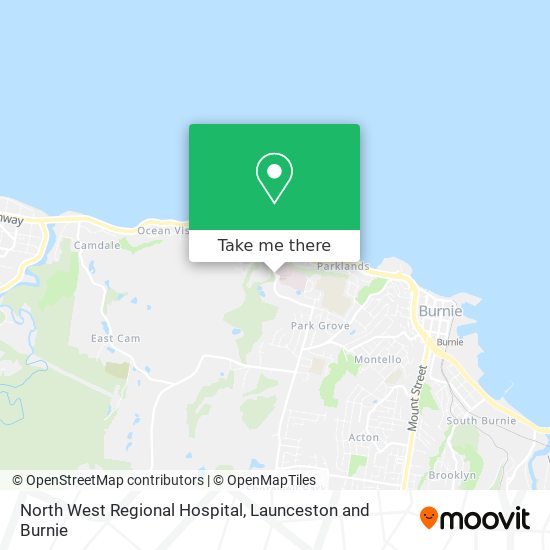 North West Regional Hospital map