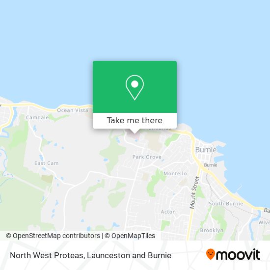 North West Proteas map
