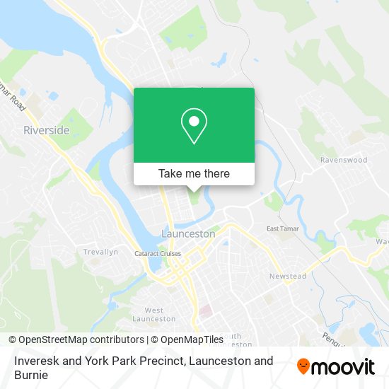 Inveresk and York Park Precinct map