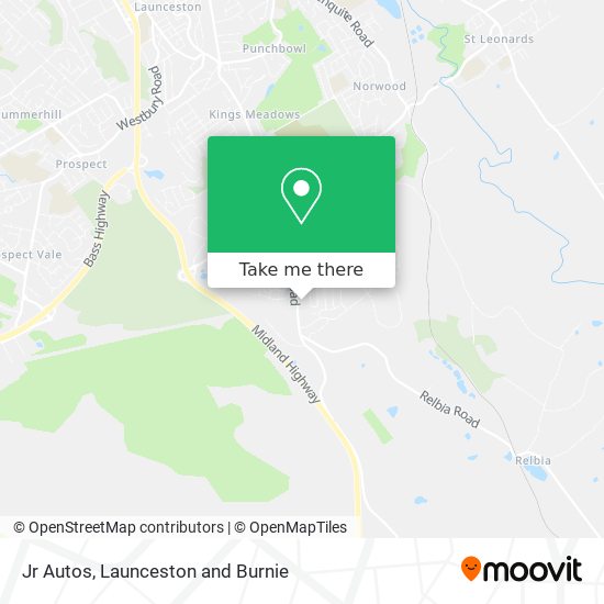 Jr Autos map