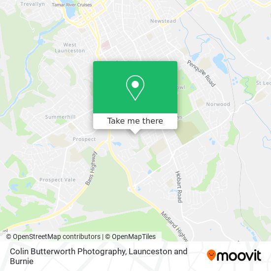 Colin Butterworth Photography map