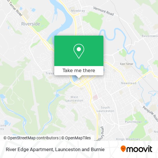 River Edge Apartment map