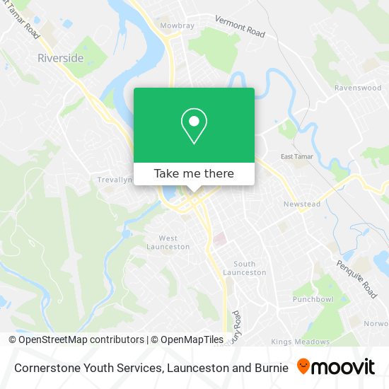 Cornerstone Youth Services map