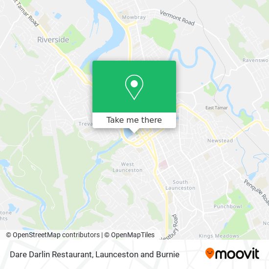 Dare Darlin Restaurant map