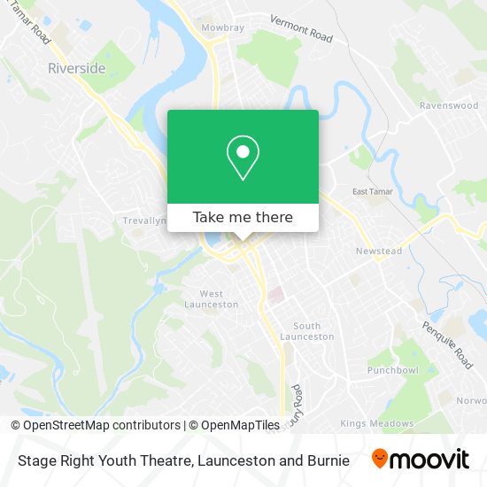 Mapa Stage Right Youth Theatre