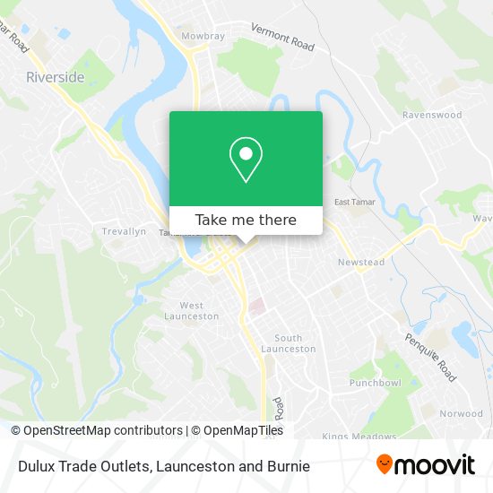 Dulux Trade Outlets map