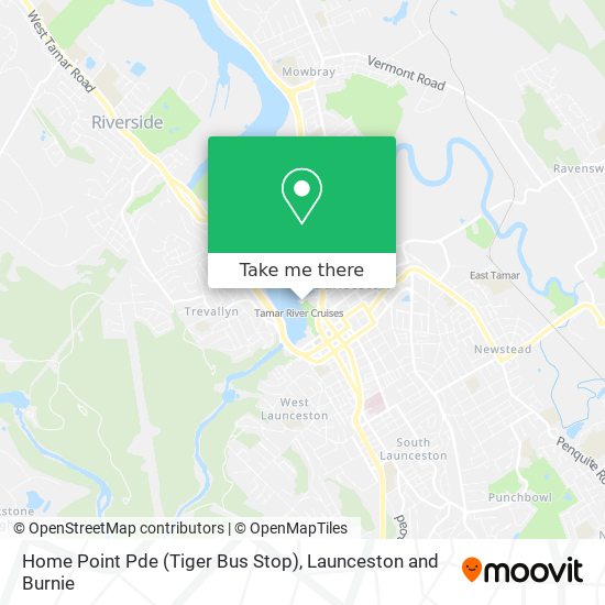 Home Point Pde (Tiger Bus Stop) map