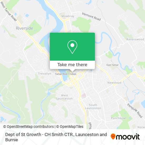 Dept of St Growth - CH Smith CTR. map